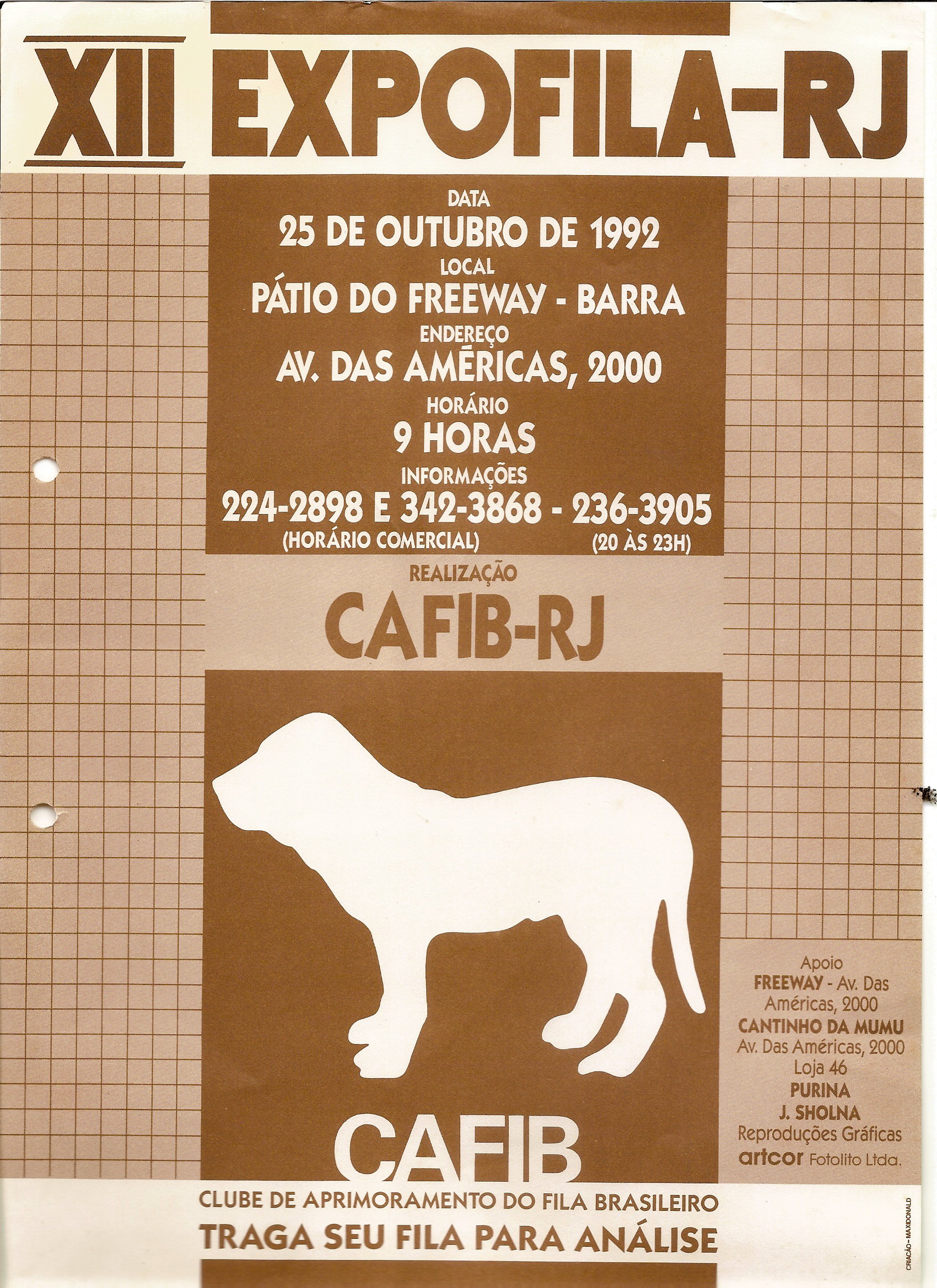 FILA BRASILEIRO - POR FRANCISCO PELTIER DE QUEIROZ - C�o de Fila